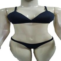 Calcinha Acquamires Fita Embutida - Preto