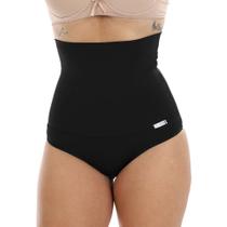 Calcinha Alta Compressão Fristyle Microfibra Cintura Alta Preto