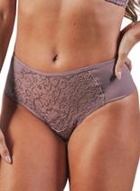 Calcinha Alta Duloren 139726 Feminina Shape Renda e Microfibra T. M/EG