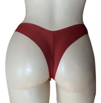 Calcinha Alta Tanga Fio Duplo Tecido Microfibra Beatriz 1075