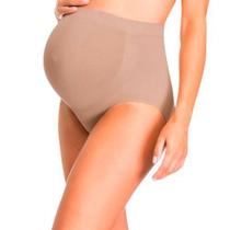 Calcinha alta zee rucci maternity sem costura bege Calcinha alta zee rucci maternity sem costura bege