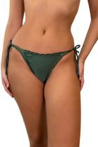 Calcinha avulsa frufru verde brilho Calcinha avulsa frufru verde brilho