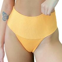 Calcinha Avulsa Hot Pants Faixa Canelado Mônaco Cores