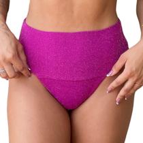 Calcinha Avulsa Hot Pants Faixa Lurex Cores