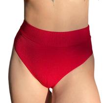 Calcinha Avulsa Hot Pants Fio Duplo Canelado Ibiza