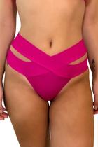 Calcinha avulsatranspassada rosa