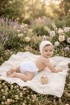 Calcinha Bebê Batizado Branca Bordada Floral Papilloo Calcinha Bebê Batizado Branca Bordada Floral Papilloo