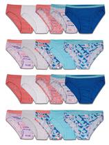 Calcinha Bikini Infantil de Algodão para Meninas, Kit com 20 Unidades, Fruit of the Loom Calcinha Bikini Infantil de Algodão para Meninas, Kit com 20 Unidades, Fruit of the Loom