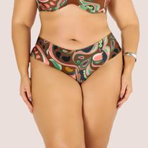 Calcinha Biquíni Confortável Praia e Piscina Plus Size