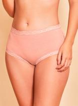 Calcinha Biquíni Econfort CA 07 0012 Maxi Renda Algodão T. M/EG