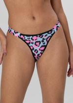 Calcinha Biquíni Fio Duplo Animal Print Calcinha Biquíni Fio Duplo Animal Print