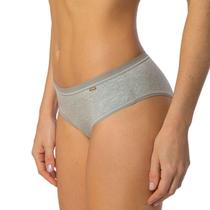 Calcinha Biquini Loba Adulto Clássica Algodão Calcinha Biquini Loba Adulto Clássica Algodão 8000--CINZA MESCLA M
