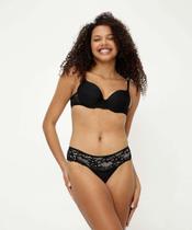 Calcinha Biquíni Recorte Renda Marisa-59008