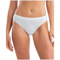 Calcinha Biquíni Sem Costura She 74202 Cintura Média Básica Poliamida