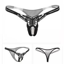 Calcinha Bordada com Laço em T Lingerie ElaShopp