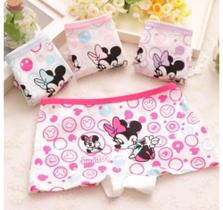 Calcinha Box Boxer INFANTIL (Cotton 100% Algodão) Chorinho 2a10 Anos