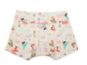 Calcinha Boxer Cotton Infantil Upman Upkiddy 100% Algodão Cor:ballettam:4