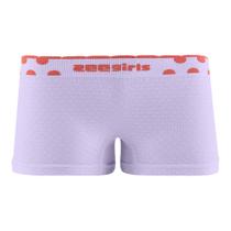 Calcinha Boxer Jacquard Infantil cós de bolinha Sem Costura Llilás Calcinha Boxer Jacquard Infantil cós de bolinha Sem Costura Llilás