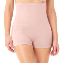 Calcinha Boxer Modeladora Alta sem Costura Blush Zee Rucci