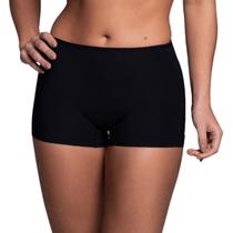 Calcinha Boxer Short Corte A Laser Em Microfibra Feminino Liebe