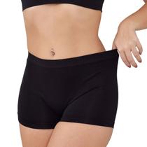 Calcinha Boxer Shortinho sem Costura Poliamida Zee Rucci Cor:PretoTamanho:P