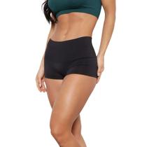 Calcinha Boxer Shorts Modeladora Delrio Cintura Alta Tecido Duplo