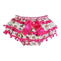 Calcinha Bunda Rica Pompom Bebê Infantil Cobre Fralda Antialérgica Atacado Calcinha Bunda Rica Pompom Bebê Infantil Cobre Fralda Antialérgica Atacado