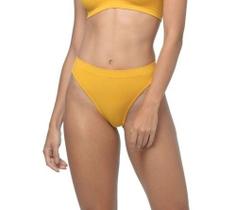 Calcinha Calça Cavada Ultraleve DeMillus 56300 Tamanho Único Veste ME, GR e EG Sem Costuras Amarelo