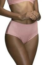 Calcinha Calça Clássica Bibelô DeMillus 57487 Elastano com Relevo em Poá Rosa Blush Tamanhos M ao XG