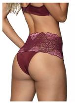 Calcinha Calça Clássica Promenade DeMillus 057531 com renda Calcinha Calça Clássica Promenade DeMillus 057531 com renda