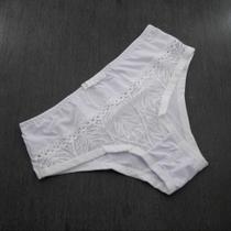 Calcinha Calça Microfibra e Renda