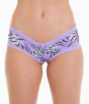 Calcinha Caleçon Zebra com Renda