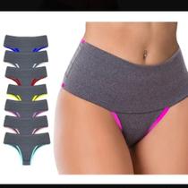 Calcinha cinta em suplex,cos alto,compressão na barriga,alta resistencia