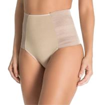 Calcinha Cinta Modeladora Com Pala Pós Parto Cintura Alta Compressão Lateral Reforçada