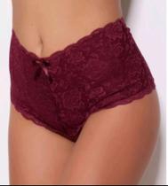 Calcinha Cinta Modeladora Pós Parto Cintura Alta Renda Tanga Cinta Compressão Maternidade Gestante