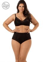 Calcinha Cinta Plus Size Modeladora com Renda