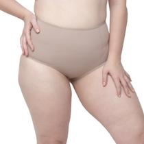 Calcinha Cinta Reforçada Plus Size Pós Operatório Média Compressão Microfibra
