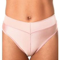 Calcinha Cintura Alta Bege Rosado DeMillus Confortável Calcinha Cintura Alta Bege Rosado DeMillus Confortável