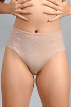 Calcinha Cintura Alta com Laterais Largas em Microfibra e Fio Lycra - Duloren Calcinha Cintura Alta com Laterais Largas em Microfibra e Fio Lycra - Duloren