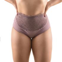 Calcinha Cintura Alta Cós Alto Gestante Santa Passion .