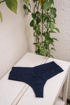 Calcinha cintura alta encanto azul marinho