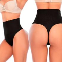 Calcinha Cintura Alta Fio Dental Alta Compressão Zero Barriga