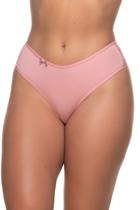 Calcinha Cintura Alta Fio Dental Duplo Não Marca Bumbum Roupa Conforto Tanga Lingerie Moda Intima Feminino Luxo