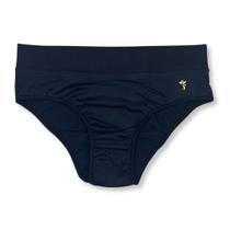 Calcinha Cintura Alta Lisa Cós Reforçado Jolie Rose