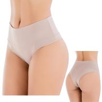 Calcinha Cintura Alta Modeladora Cós Alto - Lingerie Linda e de Qualidade Revenda 1081