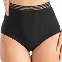 Calcinha Cintura Alta Modelo Redutora Hot Pant Compact Dilady