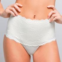 Calcinha com Faixa Top Control em Renda Darling Lace 314.96 Microfibra