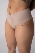 Calcinha Conforto Chocolate Fio Duplo Deluxe Lingerie