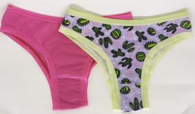 Calcinha Conforto Tanga Algodão Kit 6 Und. Calcinha Conforto Tanga Algodão Kit 6 Und.