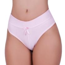 Calcinha Cotton Tanga Cós Alto Duplo Modeladora Pós Parto - CALCINHA RAQUEL